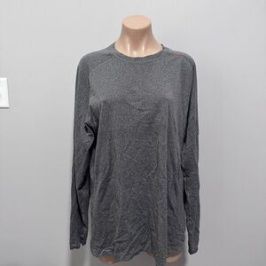 Lululemon Men’s Long Sleeve Gray Shirt XL Athletic Workout Athleisure
